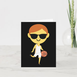 Carte Garçon de basketball Emoji 1