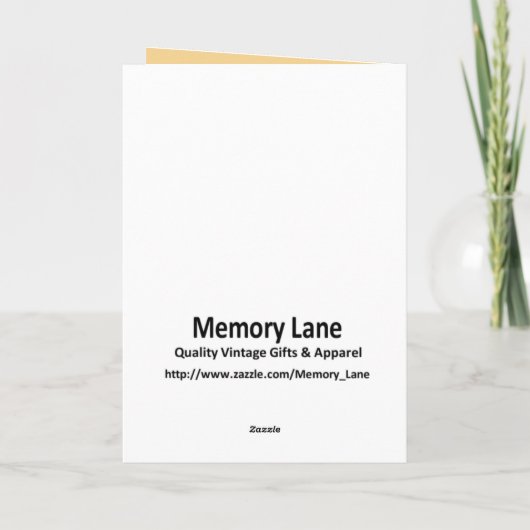 Carte Garçon de citrouille (Dos)