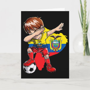 Carte Garçon de maillot de Colombie de football Dabbing