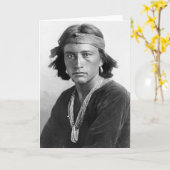 Carte Garçon de Navajo (Fleur jaune)