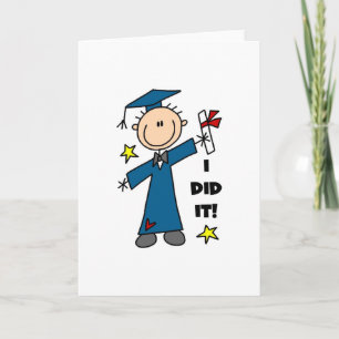 Carte Garçon diplômé