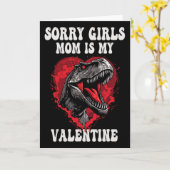 Carte Garçon Drôle Dinosaure T Rex Désolé Filles Ma Mère (Fleur jaune)