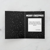 Carte Garçon gothique vintage de Creepmas (Intérieur)