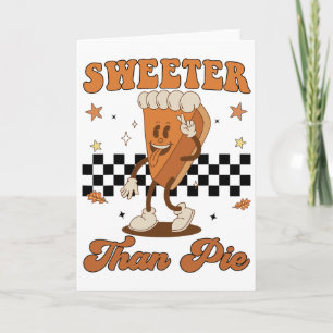 Carte Garçon tout-petit de Thanksgiving plus doux que ta