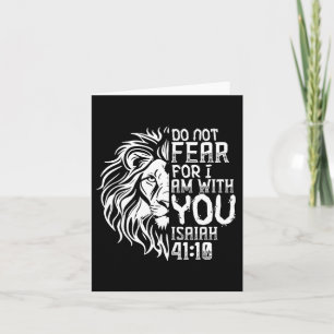 Carte Garçons Cadeaux Pâques Bible chrétienne Verse Lion