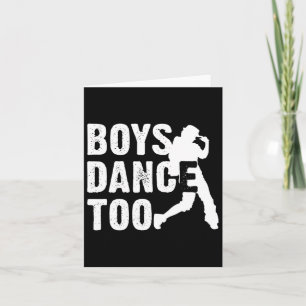Carte Garçons Danse trop Cool Danse Danse Danse