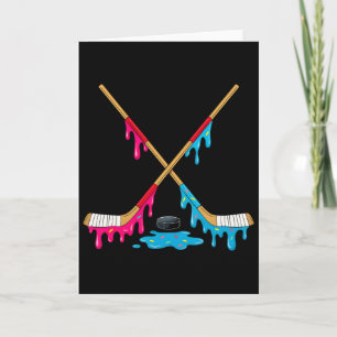 Carte Garçons de hockey sur glace Drip Cream Hockey sur