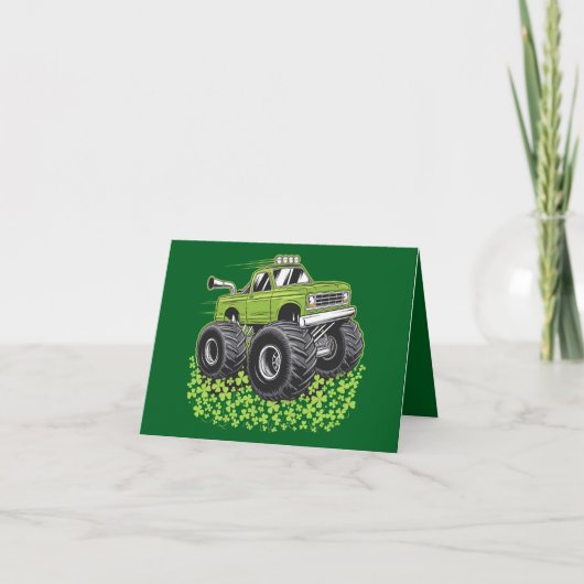 Carte Garçons Jour de la Saint Patrick Toddler Lucky Mon (Devant)