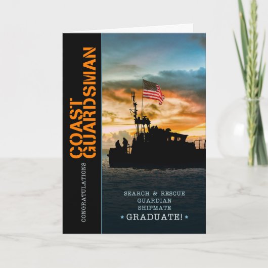 Carte Garde côtière - Formation de base Diplômé (Devant)