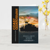 Carte Garde côtière militaire de retraite Seaman (Fleur jaune)