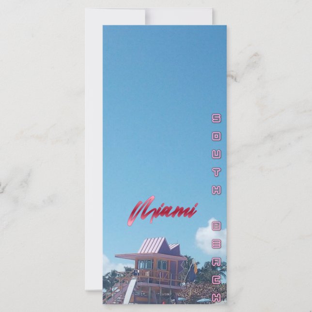 Carte Garde de Miami Beach (Devant)