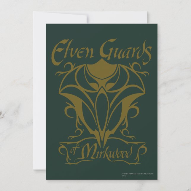 Carte Garde elfe de Mirkwood Nom (Devant)