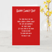 Carte Garde familiale (Fleur jaune)