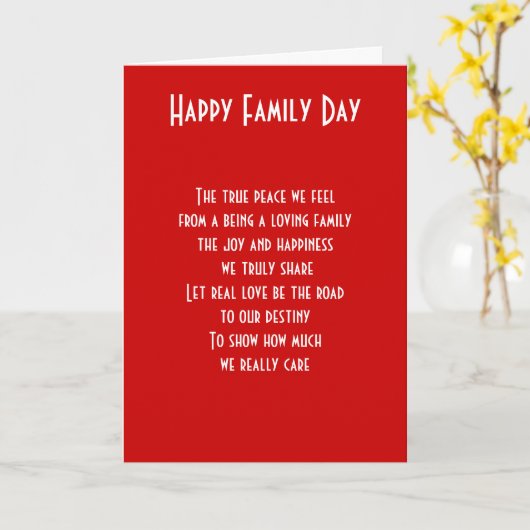 Carte Garde familiale (Fleur jaune)