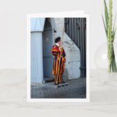 Carte Garde suisse pontificale au corps de garde (Devant)