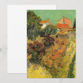 Carte Garden Behind a House par Vincent van Gogh (Devant / Derrière)
