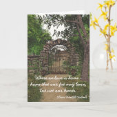 Carte Garden Gate - New Home Félicitations (Fleur jaune)