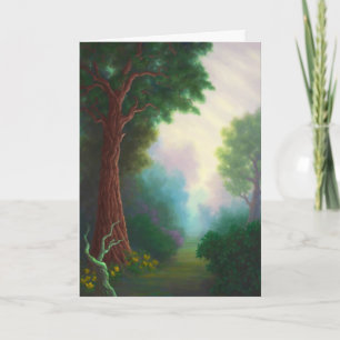 Carte "Garden Path at Sunrise".Carte de voeux