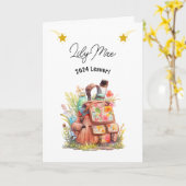 Carte Gardener de fin d'école (Fleur jaune)