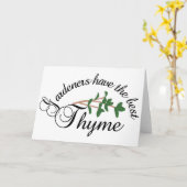 Carte Gardeners (Fleur jaune)