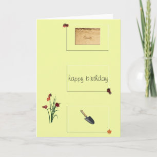 Carte Gardener's Birthday Card