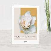 Carte Gardenia (Dos)