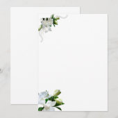 Carte Gardenias de mariage (Devant / Derrière)