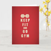 Carte Garder le devis d'ajustement et de Go GYM (Fleur jaune)