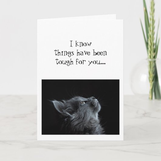 Carte Garder les yeux levés vers Dieu Encouragement  Cha (Devant)