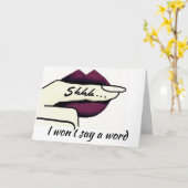 CARTE **GARDER VOTRE ÂGE SECRET** **ANNIVERSAIRE DE SŒU (Fleur jaune)