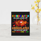 Carte Gardergarten Fun Box Of Chocolates Saint Valentin (Fleur jaune)