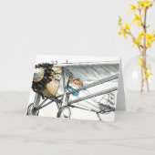 Carte Gardez vos esprits debout ! (Fleur jaune)