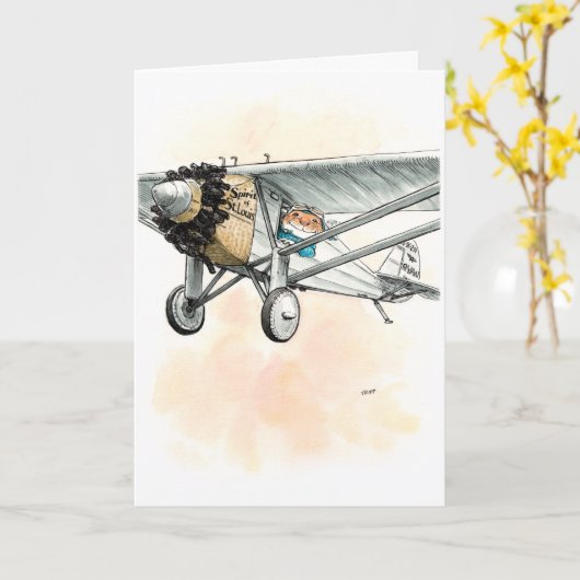 Carte Gardez vos esprits debout ! (Fleur jaune)