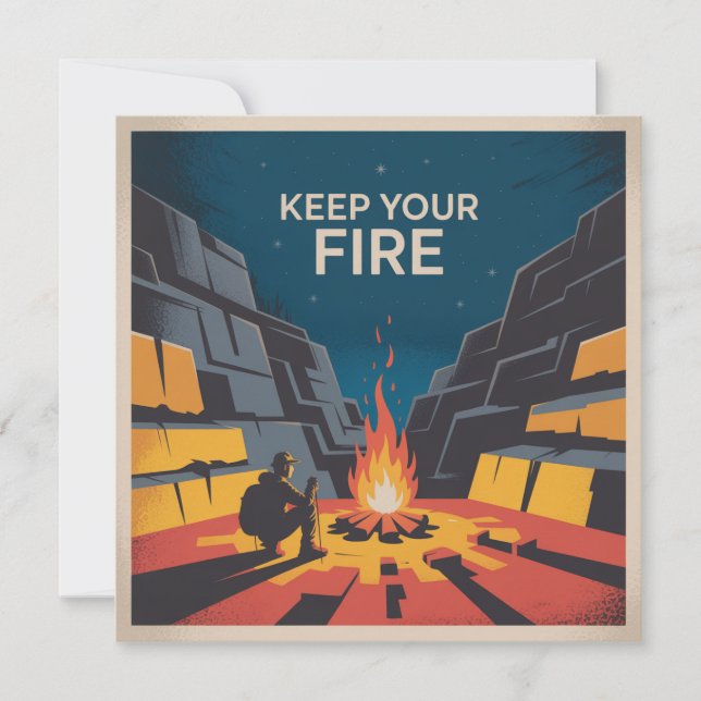 Carte Gardez Votre Feu (Devant)
