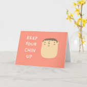 Carte Gardez votre menton (Fleur jaune)