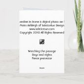 Carte Gardien dans la pierre (Dos)