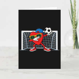 Carte Gardien de but de coeur de football amateur de gar