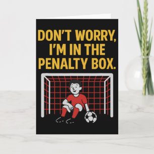 Carte Gardien de but de football garçons enfants jeuness