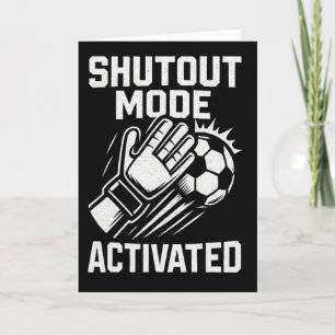 Carte Gardien de football Enregistrer un gardien de but