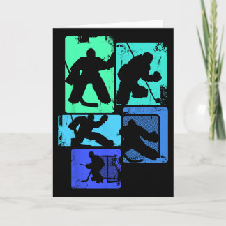 Carte Gardien de hockey sur glace Joueur de hockey Enfan