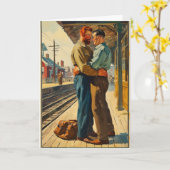 Carte Gare embrassant (Fleur jaune)