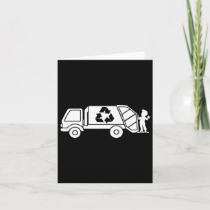 Carte Garge Camion Recyclage des déchets Collecteur Eart