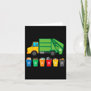 Carte Garge Camion Réutiliser Recycle Trash Collector Ea
