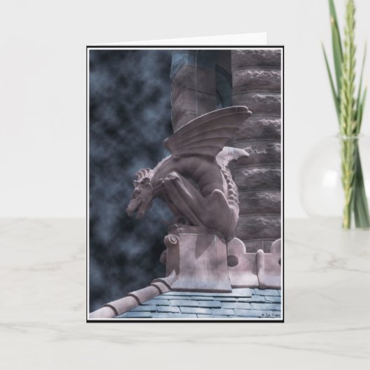 Carte Gargouille de Halloween (Devant)