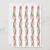 Carte Garland with a bow (Dos)