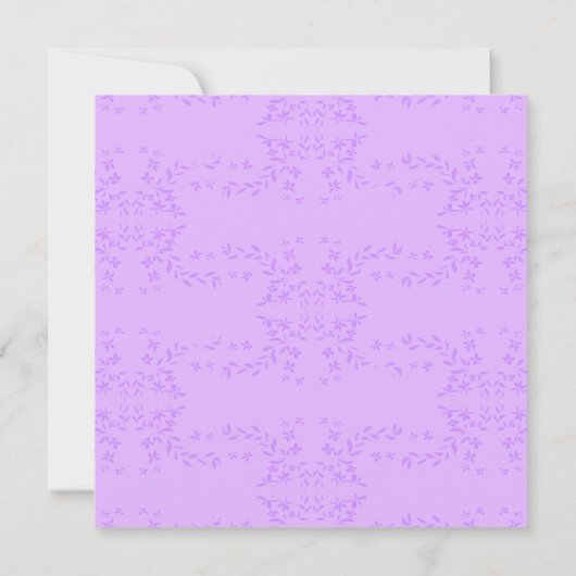 Carte Garlands Lilac (Dos)