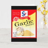 Carte Garlic Wder Sce Group Costume Family Matching Hall (Fleur jaune)