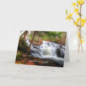 Carte Garwin Falls, New Hampshire photo pittoresque, (Fleur jaune)