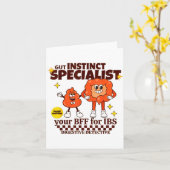 Carte Gastroenterologist Retro Intestine Gift Ibs Gi Nur (Fleur jaune)