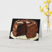 Carte gâteau (Fleur jaune)